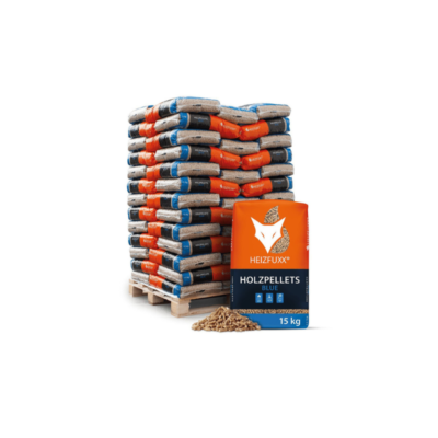 Heizfuxx Houtpellets Blue 975 kg – 65 zakken van 15 kg