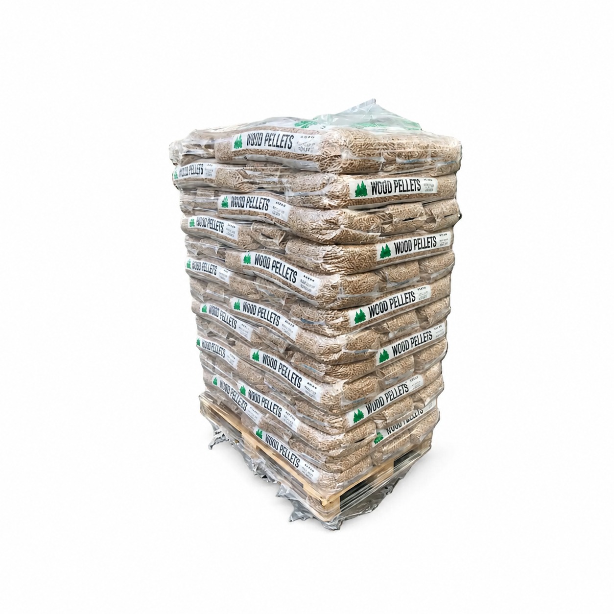 Naaldhout Houtpellets DIN 975 kg – 65 zakken van 15 kg